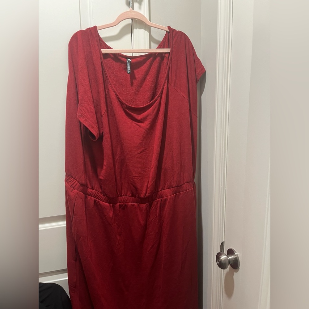 Torrid 4 Red Sweatshirt Dress NWT